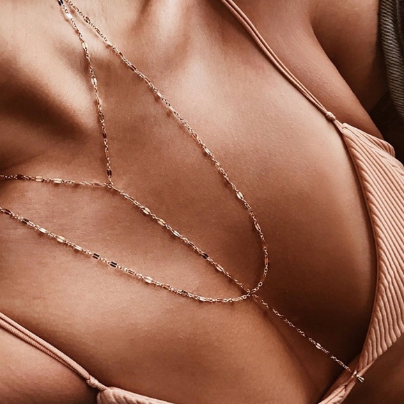 WILA Jewelry - DELLA✨ sexy chain layered necklace boho silver